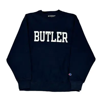 Butler Champion Sweatshirt - Medium Navy Cotton Blend