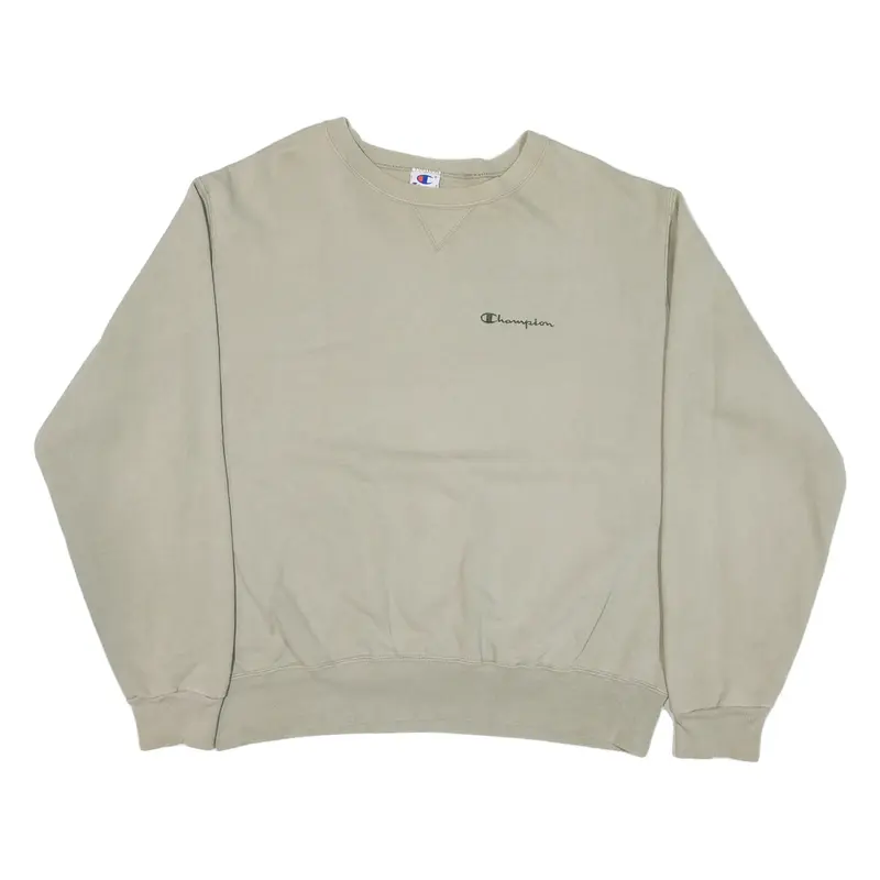 CHAMPION Mens Sweatshirt Green XL