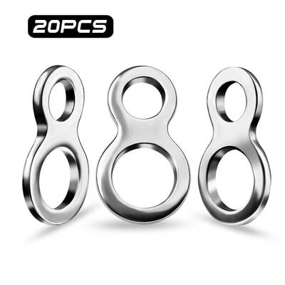 Double Hole Fishing Ring Connectors Lure Tackle