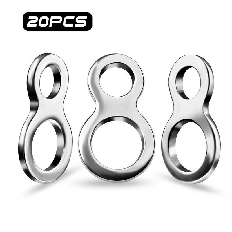 Double Hole Fishing Ring Connectors Lure Tackle