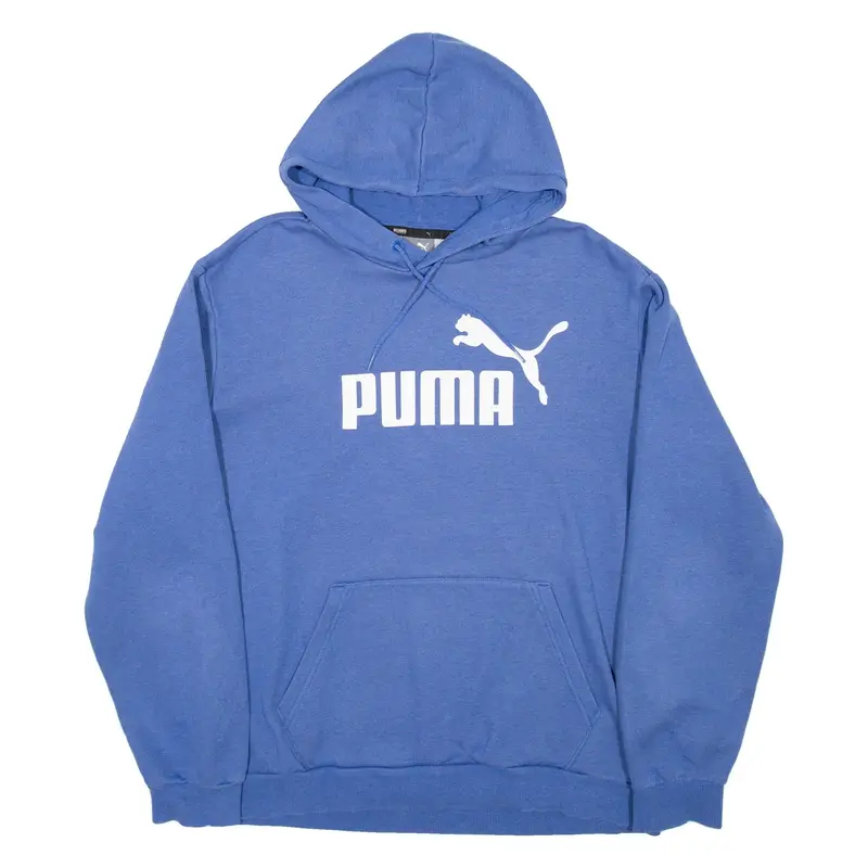PUMA Mens Blue Hoodie L