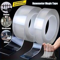 Double-Sided Nano Tape, Adhesive Tape, Large Double Sided Tape Heavy Duty Removable, Transparent Adhesive Tape, Traceless Adh...