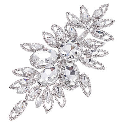 1Pc Brass Rhinestone Appliques