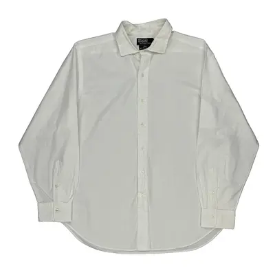 Polo By Ralph Lauren Shirt - XL White Cotton