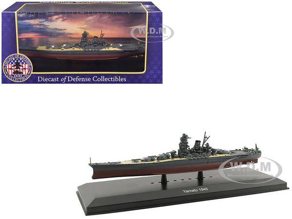 Yamato Battleship Imperial Japanese Navy (1945) 1/1100 Diecast Model by Diecast of Defense
