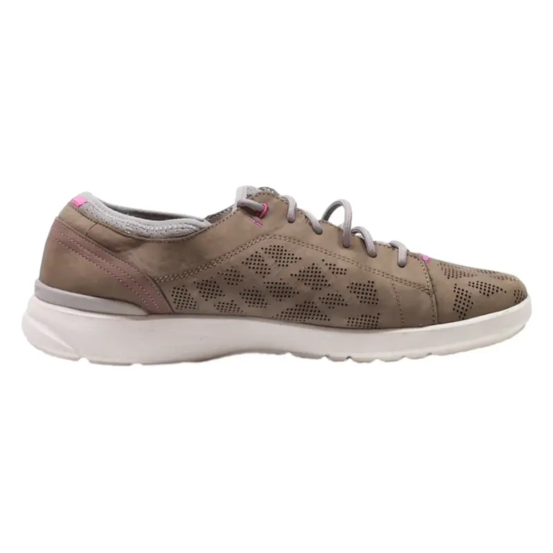 ROCKPORT Sneaker Trainers Brown Leather Womens UK 7