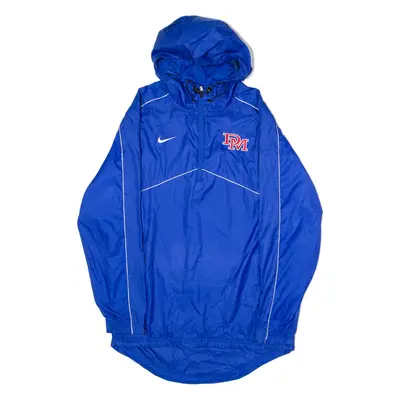 NIKE DeMatha Football Mens Pullover Jacket Blue USA Hooded S