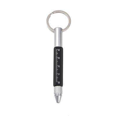 Aluminum Practical 6-in-1 Keychain Pen