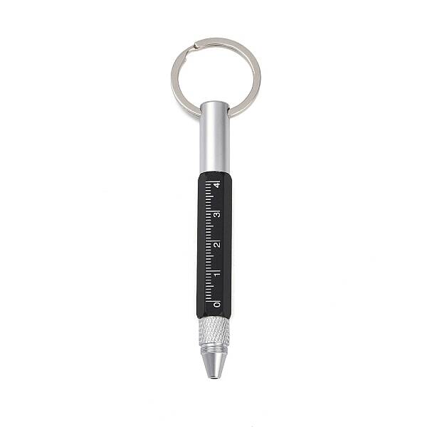 Aluminum Practical 6-in-1 Keychain Pen