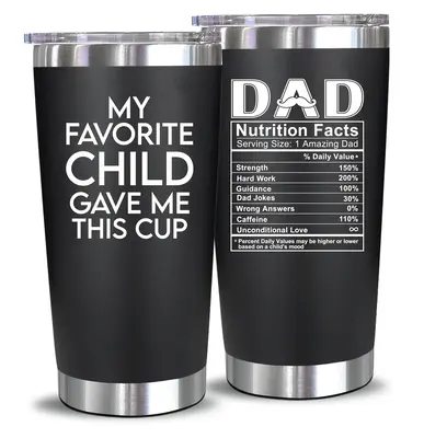 NEWELEVEN Gifts For Dad - 20 Oz Tumbler Drinkware Stainless Steel Water Bottles Beach Birthday Sturdy Insulation Portable Mug...