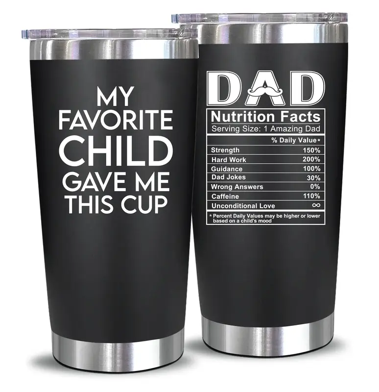 NEWELEVEN Gifts For Dad - 20 Oz Tumbler Drinkware Stainless Steel Water Bottles Beach Birthday Sturdy Insulation Portable Mug...