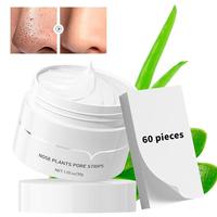 Blackheads & Whiteheads Removal Mask with 60-count Strips, Blackhead Remover Peel Off Mask, Nose Plants Pore Cleanser Purifyi...