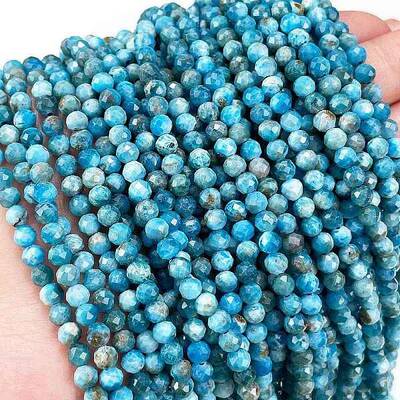 Natural Apatite Beads Strands