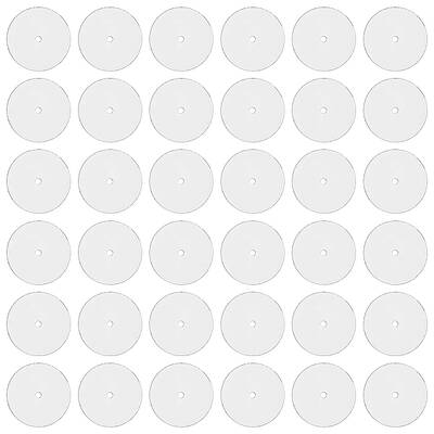 200Pcs Plastic Disc Pads to Stabilize Earrings