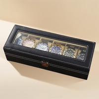 6 in 1 Men's Watch Set  iced watches Dress Sport Casual Styles with Leather Box Perfect Gifts for Dad and Husband 2025 New Re...