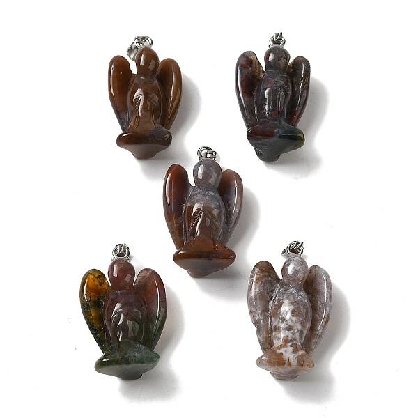 Natural Indian Agate Pendants