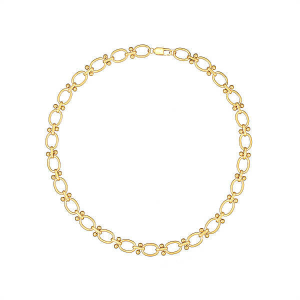 Stylish Unisex Stainless Steel Irregular Buckle Bracelet/Necklace