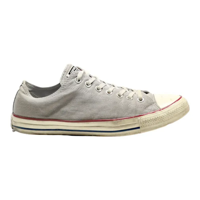 CONVERSE Low Top Trainers Grey Canvas Mens UK 9.5