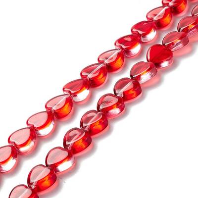 Transparent Glass Beads Strand