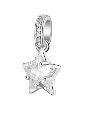 Brosway Silver Pendant Star Fancy Infinite White FIW31
