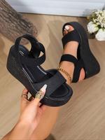 Sandals for Summer, Women's Fashionable Platform Sandals, Casual Versatile Platform, Lightweight Breathable Comfortable Shoes...