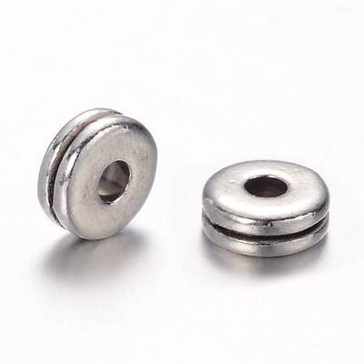 Tibetan Style Alloy Spacer Beads