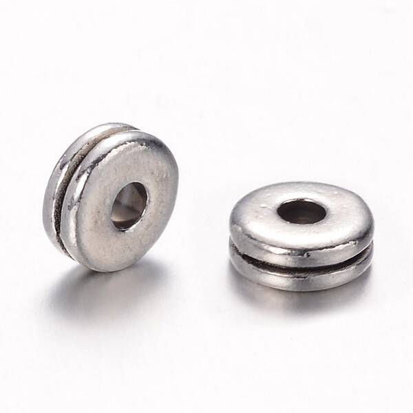 Tibetan Style Alloy Spacer Beads