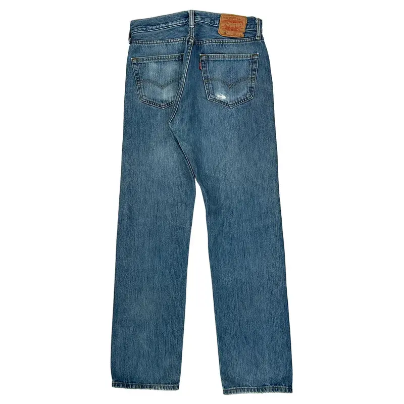 501 Levis Jeans - 30W 32L Blue Cotton