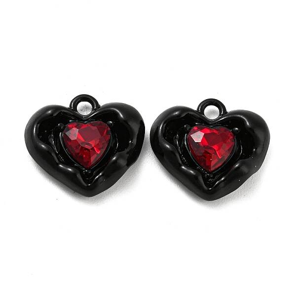 Alloy Glass Charms
