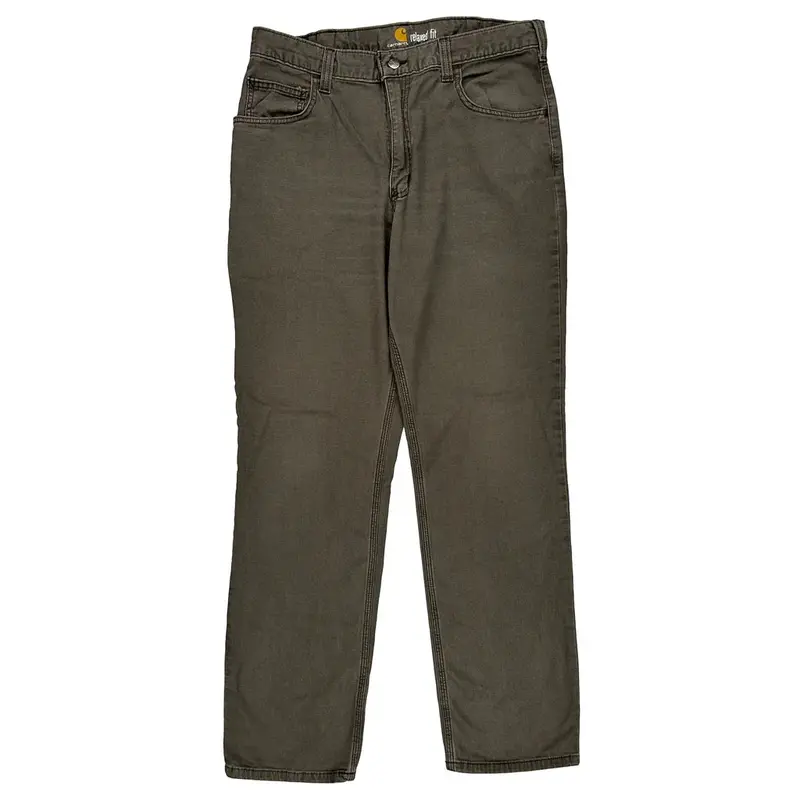 Carhartt Trousers - 34W 32L Brown Cotton