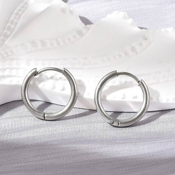 Tarnish Resistant 201 Stainless Steel Huggie Hoop Earrings