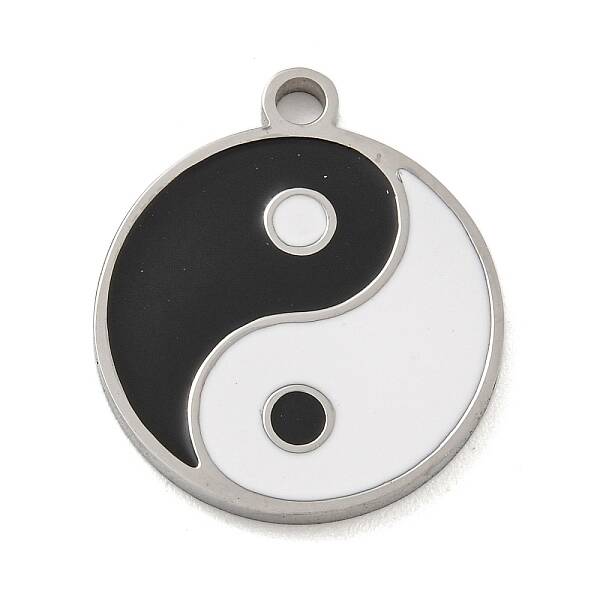 316 Surgical Stainless Steel Enamel Pendants