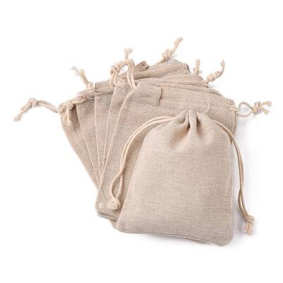 Cotton Packing Pouches Drawstring Bags