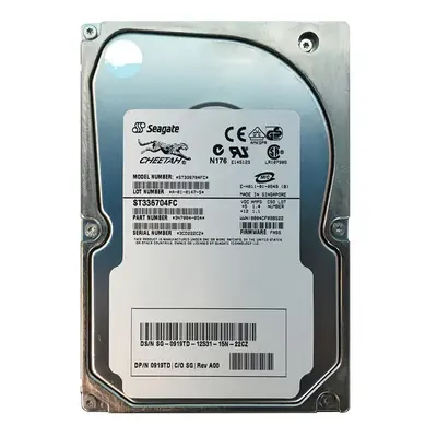 919TD Dell 36GB 2Gb/s Fibre Channel 10000 3.5-inch 8MB Hard Drive