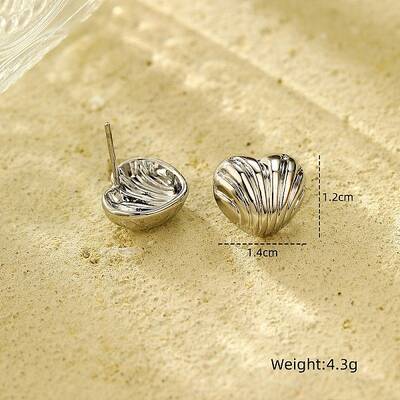 Non-Tarnish 304 Stainless Steel Stud Earrings