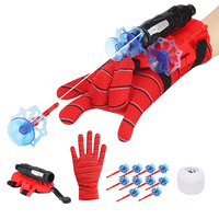 Superhero Web Launcher Glove Kit with 10 Suction Darts, Rope & Wrist Strap - Outdoor Role Play Toy for Kids Age 5-8, Durable ...