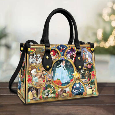 Disney Characters Wallpaper Handbag