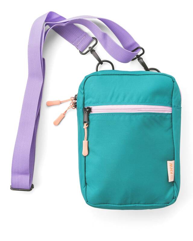 Crossbody Bag | Teal/Lavender