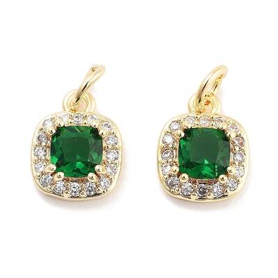 Brass with Cubic Zirconia  Pendants