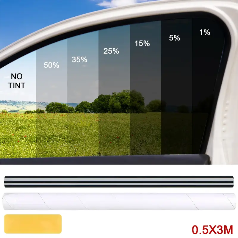 300CM Uncut Window Roll Tint Film 1% 5% 15% 25% 35% 50% VLT 20\