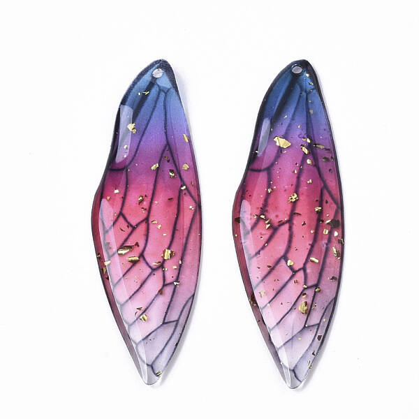 Transparent Epoxy Resin Big Pendants