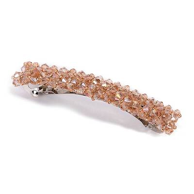 Glass Beaded Hair Barrettes