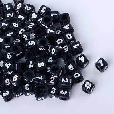 Opaque Acrylic European Beads