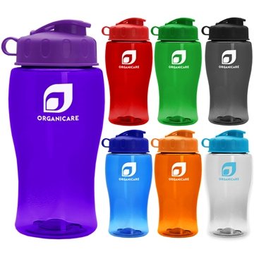 200 Promotional Poly-Pure Jr. - 18 oz Transparent Bottle with Flip ...