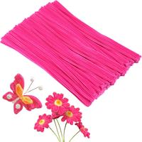 100Pcs Pipe Cleaners, Pipe Cleaners Craft, Chenille Stems Creative Craft Pipe Cleaners for Festivals Flower Making, Crafting ...