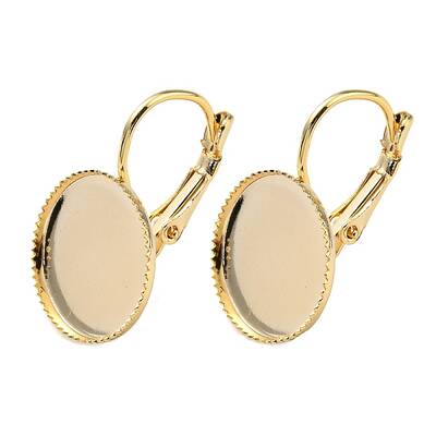 Brass Leverback Earring Findings