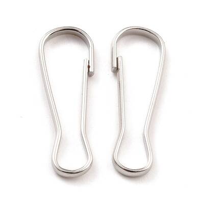 Non-Tarnish 201 Stainless Steel Keychain Clasps