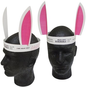 250 Custom Bunny Ears - Paper Products - Laminated & USA Made