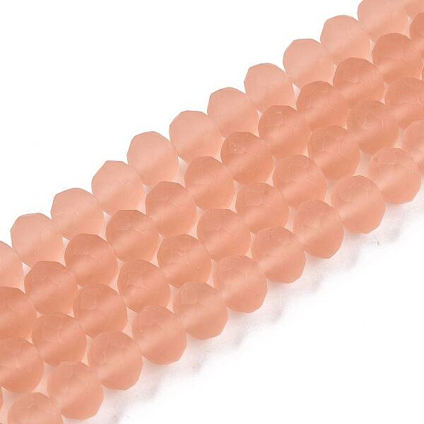 Transparent Glass Beads Strands