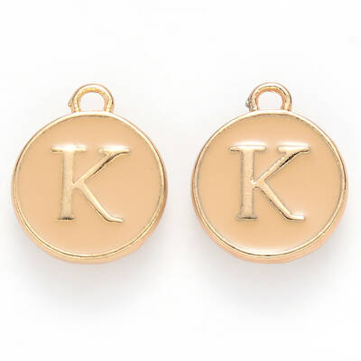 Golden Plated Alloy Enamel Charms